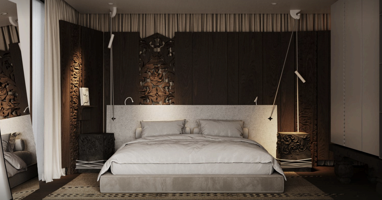 Luxury Two-Level Loft Suite with Bathtub in Peaceful Cemagi