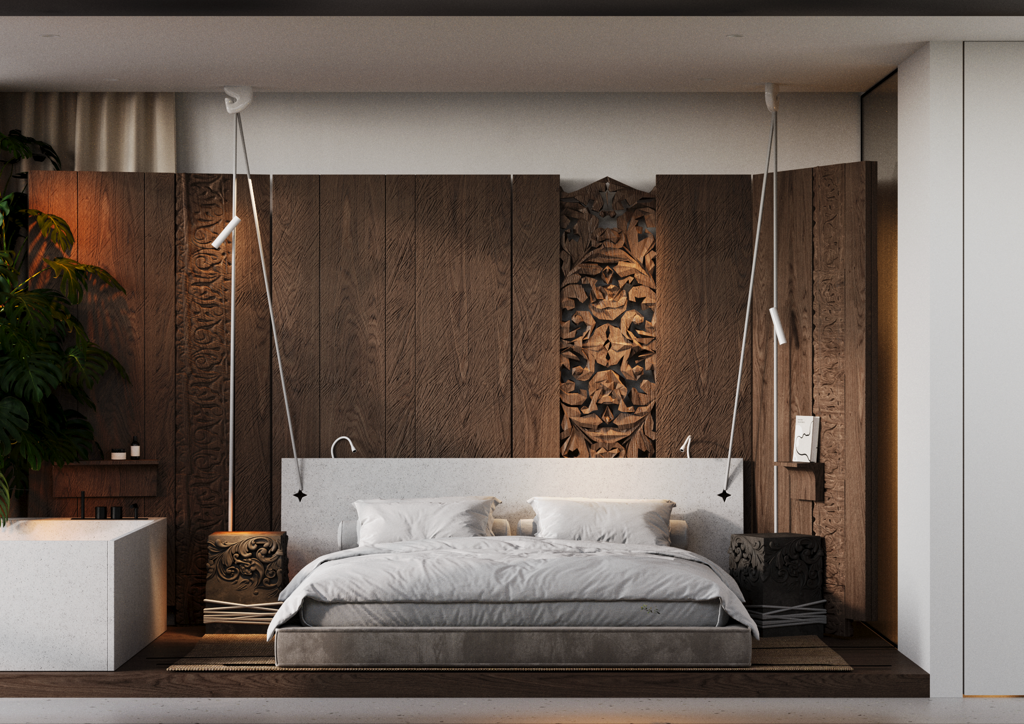 Modern Apartment with Ocean View and Ricefileds view